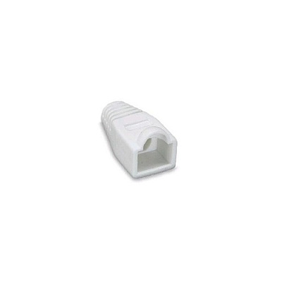Enet Solutions Cat6 Strain Relief Boot White 50p. Bag (C6BOOTWH50PK)