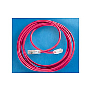 Leviton Cord Clarity 6, 25ft, Red (MC62502)
