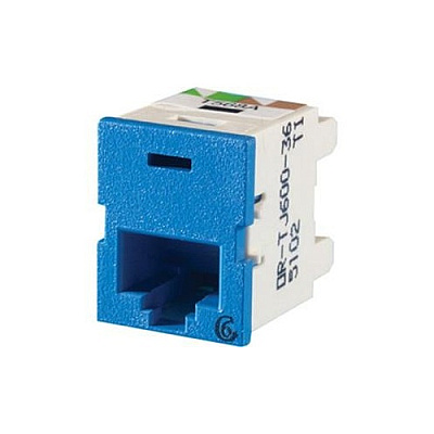 Leviton Tj,cat6,clrty,t568a/b,blu (TJ60036)