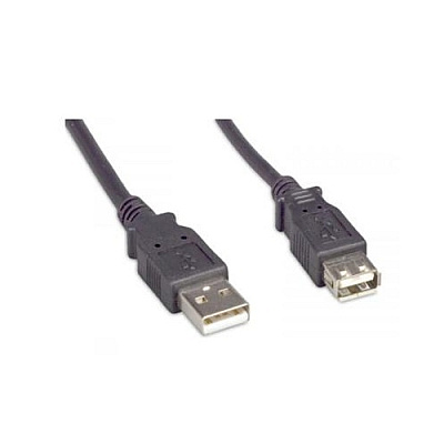 Enet Solutions Usb 2.0a (m) - (f) 3ft Ext. Cable Black (USB2.0MAFA3F)