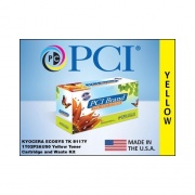 PCI Brand Compatible Kyocera Tk-1t02p3aus0 Yellow Toner Cartridge W/waste Container 6k Yield For Kyocera Ecosys M8124cidn/8130cidn Made In Usa (TK-8117Y-PCI)