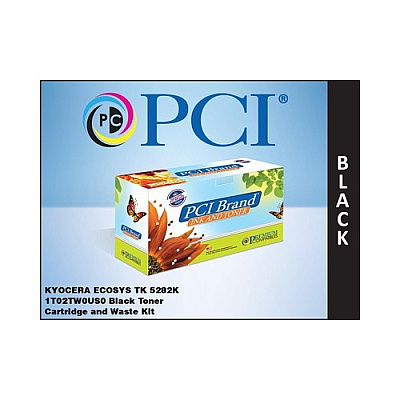 PCI Brand Compatible Kyocera Tk-5282k 1t02tw0us0 Black Toner Cartridge 13k Yield For Kyocera P6235c, M6235ci, M6635ci, M6235cidn, M6635cidn, P6235cdn (TK5282KPCI)