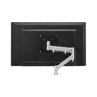 Atdec Heavy Duty, Dynamic Monitor Desk Mount, Suits Flat Screen Monitors To 35lbs, Curved Screen Monitors To 26.5 Lbs, Vesa 75x75 And 100x100, Silver (AWMSHXBHS)