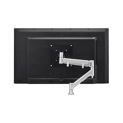Atdec Heavy Duty, Dynamic Monitor Desk Mount, Suits Flat Screen Monitors To 35lbs, Curved Screen Monitors To 26.5 Lbs, Vesa 75x75 And 100x100, Silver (AWMSHXBHS)