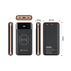 I/Omagic Wireless 10000mah Usb-c Power (IPBCQ10KLR00BL)