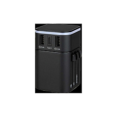 I/Omagic Detachable Ac Usb World Adapter (IWPU3PD34R00BL)