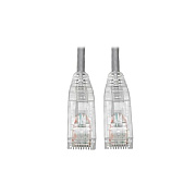 Tripp Lite Cat6 Snagless Molded Slim Utp Gray 8in (N201S8NGY)