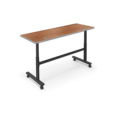 MooreCo Flipper Table 7224 - Amber Cherry / Plat (903177919PL)