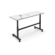 MooreCo Flipper Table 7224 - Whiteboard / Plat (90317MRKRPL)