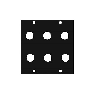 Middle Atlantic Products Ucp Module (1/2BNC6)