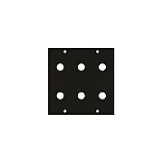 Middle Atlantic Products 3/8 (6) Port Ucp Pnl (3/8X6)