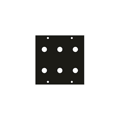 Middle Atlantic Products 3/8 (6) Port Ucp Pnl (3/8X6)