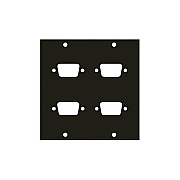 Middle Atlantic Products Db9 Multipin(4)port Ucp (4DB9)