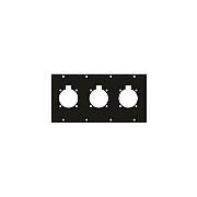 Middle Atlantic Products 4 Bolt Circ (3) Port Ucp (4SC3)