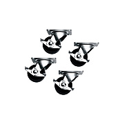 Middle Atlantic Products Slim5 Casters W/hardware (5W)