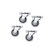 Middle Atlantic Products Flr-fndly Casters(4)slim5 (5WR)