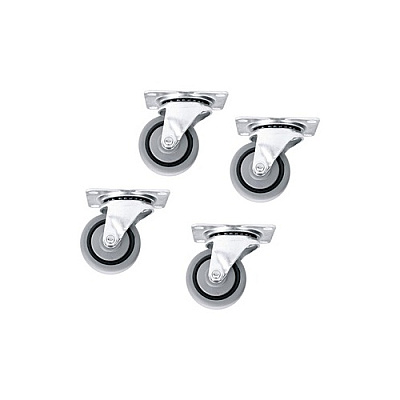 Middle Atlantic Products Flr-fndly Casters(4)slim5 (5WR)