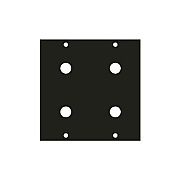 Middle Atlantic Products 7/16 (4) Port Ucp Pnl (7/16X4)