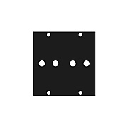Middle Atlantic Products Banana (2) Port Ucp Pnl (BANA2)