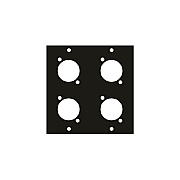 Middle Atlantic Products Canare Bnc(4)port Ucp Pnl (CANARE4)