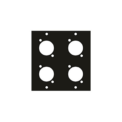 Middle Atlantic Products Canare Bnc(4)port Ucp Pnl (CANARE4)