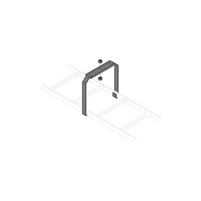 Middle Atlantic Products Ladder Center Brkt,blk,6p (CLBCSB6)