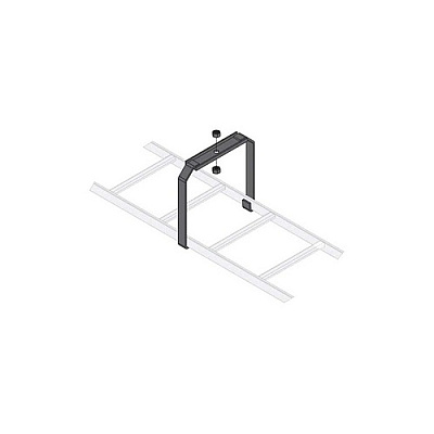 Middle Atlantic Products Ladder Cntr Bkt,18 ,blk,1 (CLBCSBW18)