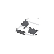 Middle Atlantic Products Cbl Ldr End Drp 17,1pc,5 (CLHED17)