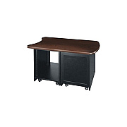 Middle Atlantic Products Dual Bay Rack W/plx Dr,dc (D12DDC)