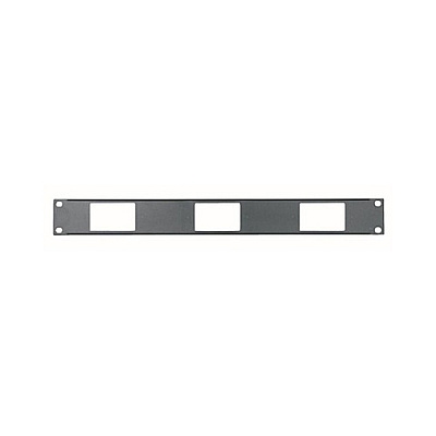 Middle Atlantic Products 1sp Pnl W/(3)decora Op Bk (DECP1X3)