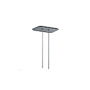 Middle Atlantic Products Ds Cam Shelf 10x8 Black (DSCS108B)