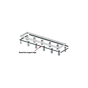 Middle Atlantic Products 4bay Grk Floor Angles (GANGLE436)