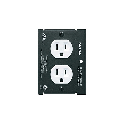 Middle Atlantic Products 4 Mpr 15a Duplex Module (M15A)