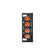 Middle Atlantic Products 8 Mpr 20a Dbldup Iso Mod (M2X20IGA)