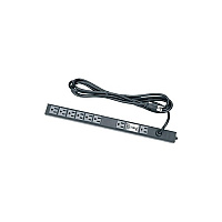 Middle Atlantic Products Slim Pwr Strip,8 Outlet,1 (PD815SCNS)