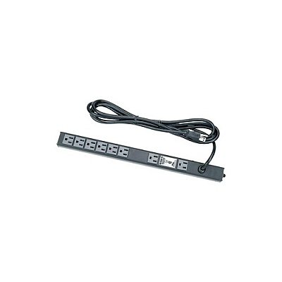 Middle Atlantic Products Slim Pwr Strip,8 Outlet,1 (PD815SCNS)