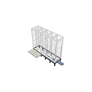 Middle Atlantic Products 1 Bay,38d,riser Base (RIB1BGR38)