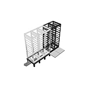 Middle Atlantic Products 1 Bay Riser Base,36d Drk (RIB1DRK36)