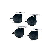Middle Atlantic Products Brk/rk Wheel Kit Heavydty (RKWHD)