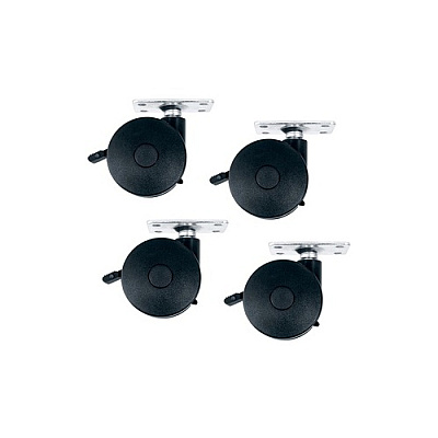 Middle Atlantic Products Brk/rk Wheel Kit Heavydty (RKWHD)