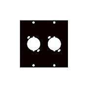 Middle Atlantic Products Female Xlr(2)port Ucp Pnl (UNIV2)