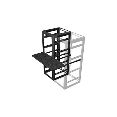Middle Atlantic Products 3 Bay Cnsl Graph Ws T-mol (WS3S18GBL)
