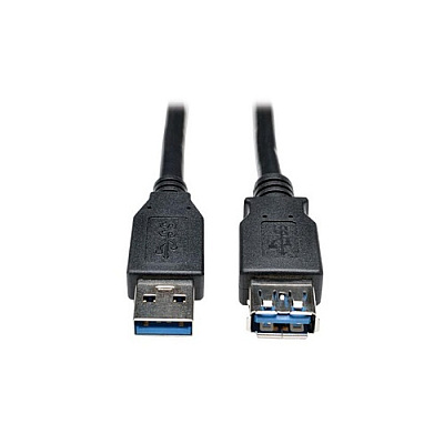 Tripp Lite Usb-a Extension Cable 3.0 M/f Black 3ft (U324003BK)