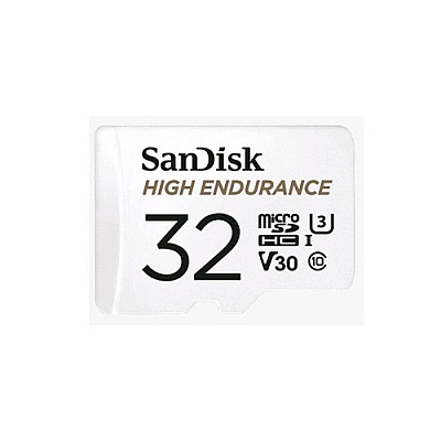SanDisk High Endurance Microsdhc, 32gb, (SDSQQNR032GAN6)