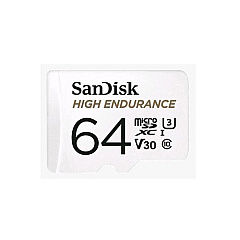 SanDisk High Endurance Microsdxc, 64gb, (SDSQQNR064GAN6)