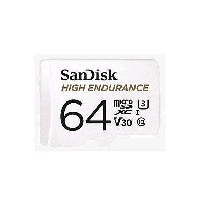 SanDisk High Endurance Microsdxc, 64gb, (SDSQQNR064GAN6)