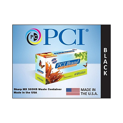 PCI Brand Compatible Sharp Mx-503hb Waste Container 40k Yield For Sharp Mx-m283/mx-m363/mx-m453/mx-m503 Made In Usa (MX503HBPCI)