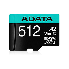 A-Data Adata 512g Microsdxc Uhs-i U3 Class 10 (DX512GUI3V30SA2)
