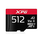 A-Data Adata 512g Microsdxc Uhs-1 U3 C10 Gaming (DX512GUI3XPGA2R)