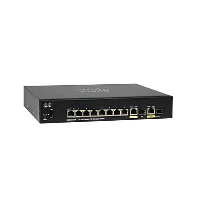 Cisco Sg350-10mp 10-port Gigabit Poemana (SG35010MPK9NARF)